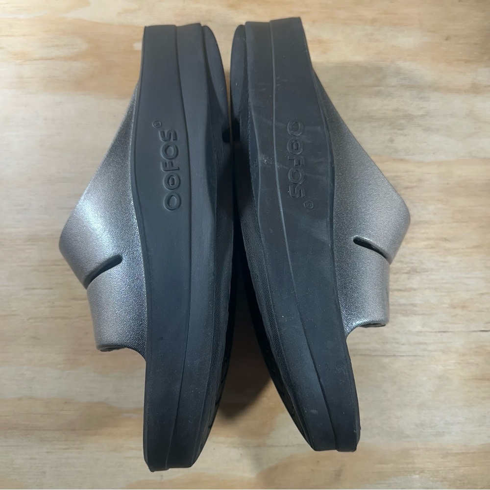 OOFOS OOmega OOahh Luxe Platform Slides Women’s Size 10 - Picture 4 of 8